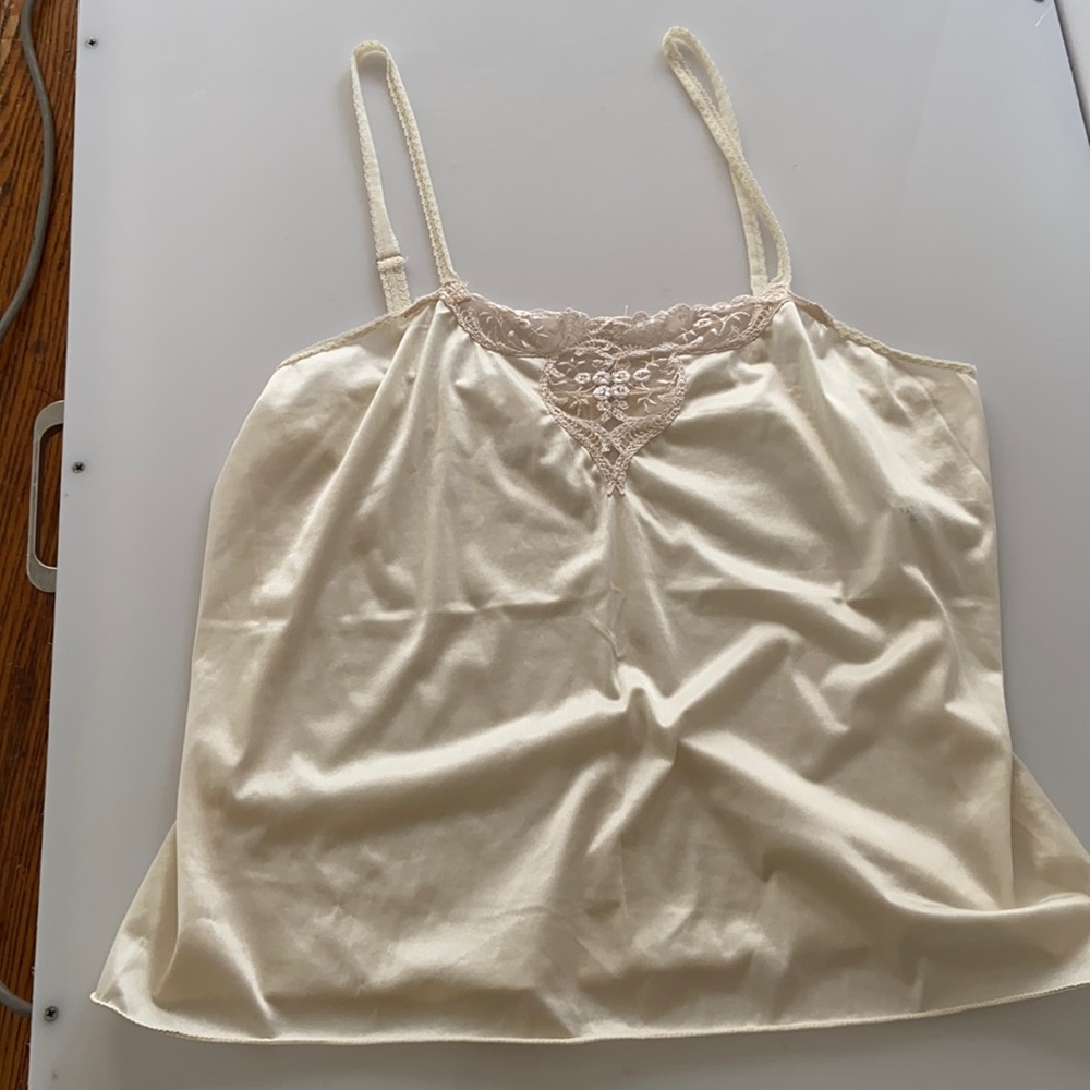 Vintage Vanity Fair Cami with Lace Trim Sz.36